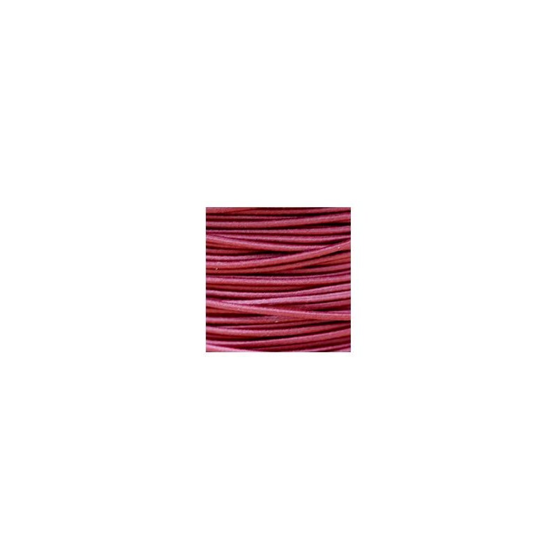 Cordon el stico 2mm. Granate