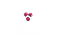 Bola facetada 4 mm. Rosa...