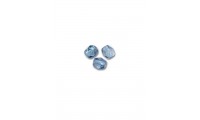 Bola facetada 4 mm. Demin Blue
