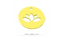 Colgante flor de loto 13mm,...