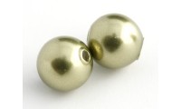 Perla 4 mm. Light Green Pearl
