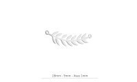 Colgante rama de 29x8 mm en...