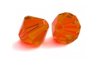 Tupi xilion 4 mm. Red Topaz