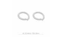 Anilla oval 11 x 8 mm hilo...