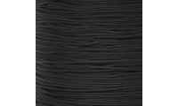 Cordón macramé de 1mm. Negro