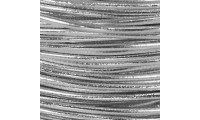 Cordon elástico 2mm. Plateado
