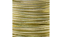 Cordón elástico 2mm. Dorado