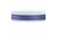 Cable de acero 7 hilos. Lila.