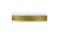 Cable de acero 7 hilos. Dorado