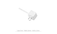 Pendientes cubo con anilla...