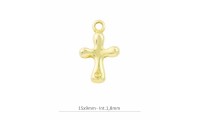 Colgante cruz con anilla,...