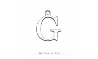 Colgante letra G con anilla