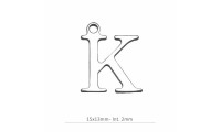 Colgante letra K con anilla