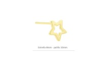 Pendiente estrella de 8 mm...