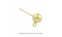 Pendiente de bola con...