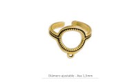 Anillo ajustable círculo...