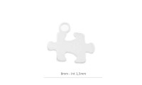 Colgante mini puzzle plata...
