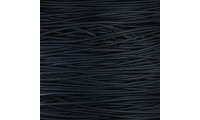Cordón de caucho de 1mm. Negro