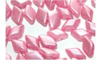 GEMDUO 8x5mm.  Matte Flamingo