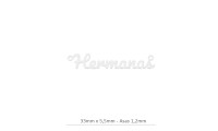 Colgante «Hermanas» de 33mm