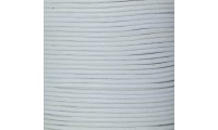 Cordón Cuero 1mm- Blanco