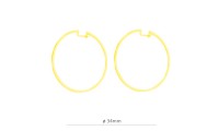 Pendientes de aro (hilo 1,5...