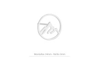 Pendiente montañas 14mm - 3 mm