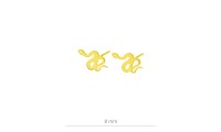 Pendientes mini serpientes...