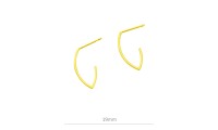 Pendientes criolla oval de...
