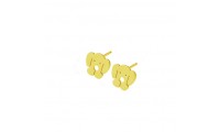 Pendientes perrito en plata...