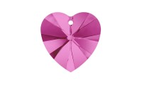 Corazón 10,3x10mm. Fuchsia