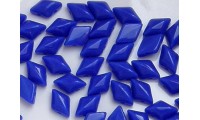 GEMDUO 8x5mm.  Opaque blue