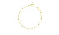 Pulsera rolo baño oro 16cm...