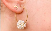 Kit aros con bolita de...