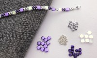 Kit pulsera violet con...