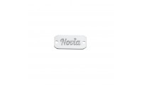 Chapa 17x7mm "novia" en...