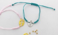 Kit pulsera cruz esmalte...