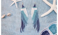 Kit pendientes cascada aqua