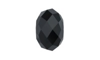 Briolette bead 8 mm. Jet