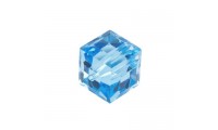 Cubo 4mm. Aquamarine