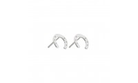 Pendientes herraduras de 8 mm.