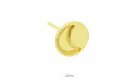 Pendiente disco 9,5mm-bisel...