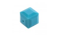 Cubo 6mm. Turquoise