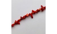 Chips coral rojo 6mm