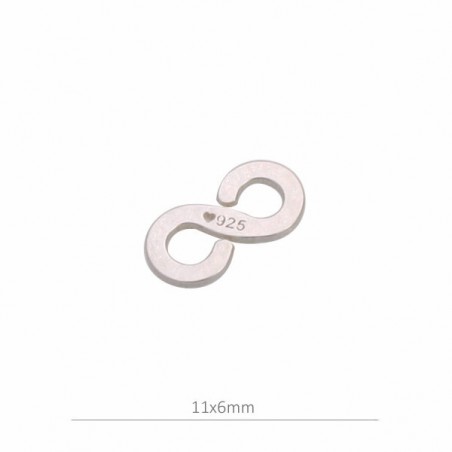 Cierre para pulseras de gomas 12 mm.