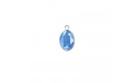 Colgante oval en plata de...