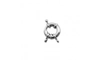 Reasa 13 mm. Baño plata vieja