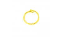 Anillo con asa 2,5mm plata...