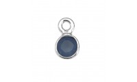 Colgante cuarzo azul opal...