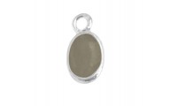 Colgante oval cuarzo piedra...